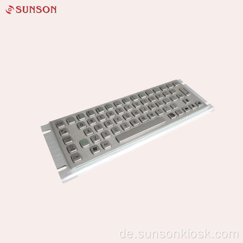 Tastatur und Touchpad aus Metall